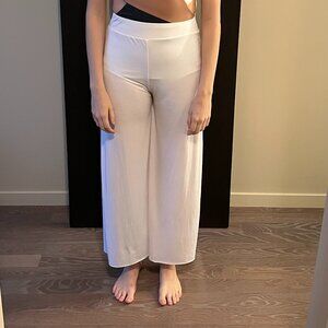 White lyrical/contemporary pants plus white briefs